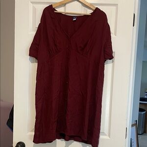 Old Navy Maroon Dress